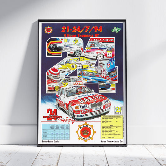 1994 24 Hours Of Spa Poster