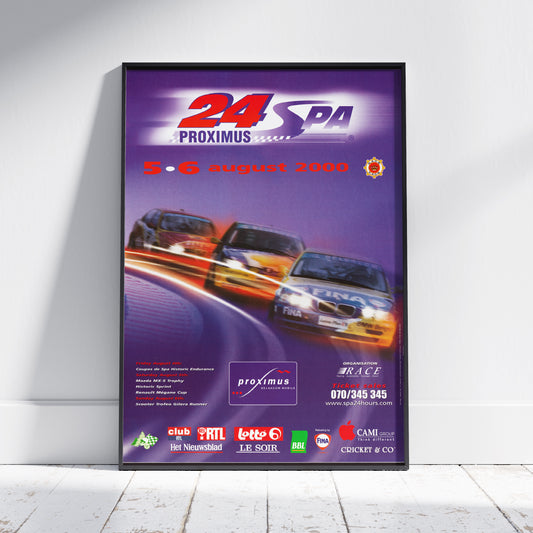 2000 24 Hours Of Spa Poster