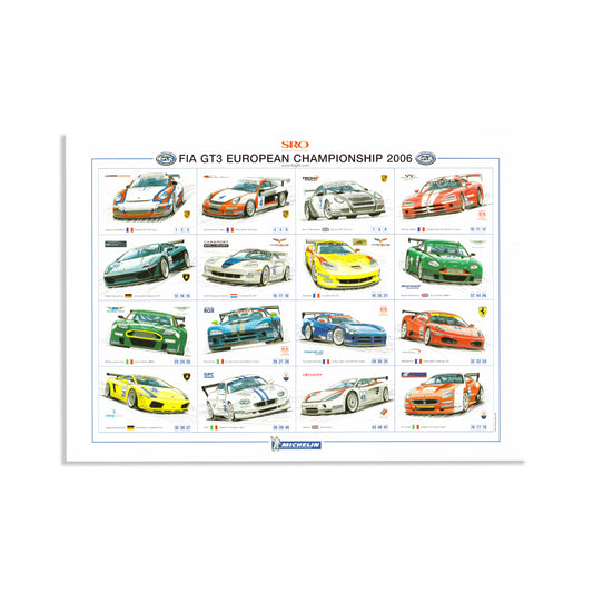 2006 FIA GT3 European 24 Hours Of Spa Poster