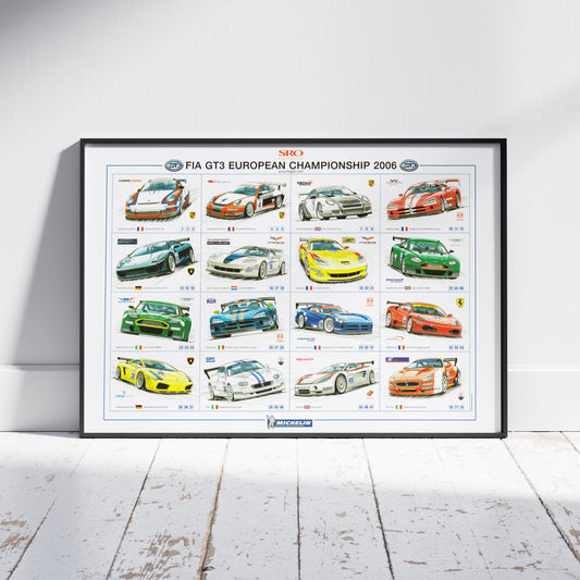 2006 FIA GT3 European 24 Hours Of Spa Poster