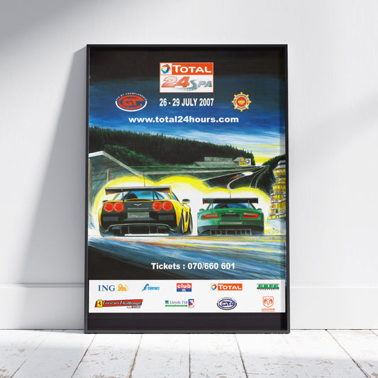 2007 24 Hours Of Spa Poster
