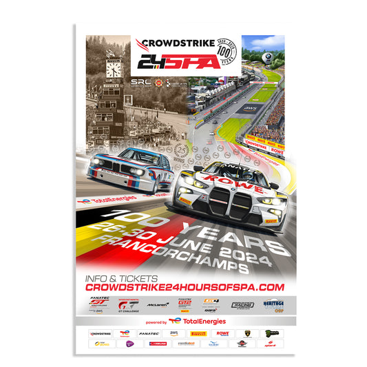 2024 CrowdStrike 24 Hours Of Spa Poster (BMW)