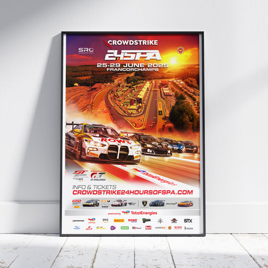 2025 CrowdStrike 24 Hours Of Spa Poster (BMW)
