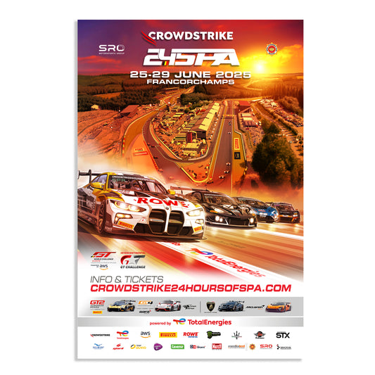 2025 CrowdStrike 24 Hours Of Spa Poster (BMW)