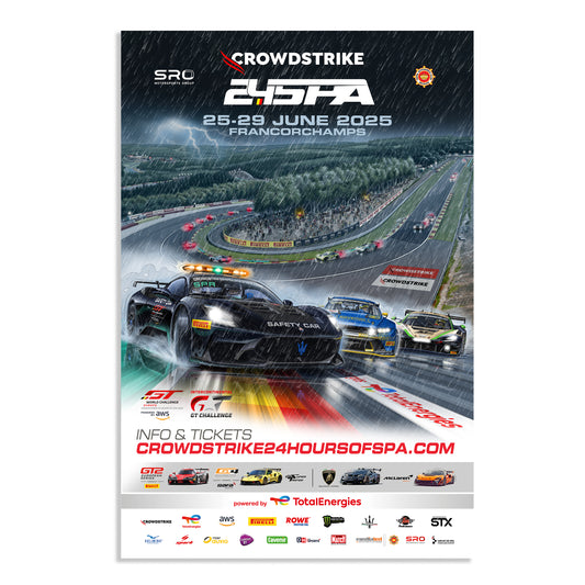 2025 CrowdStrike 24 Hours Of Spa Poster (Safety Car)
