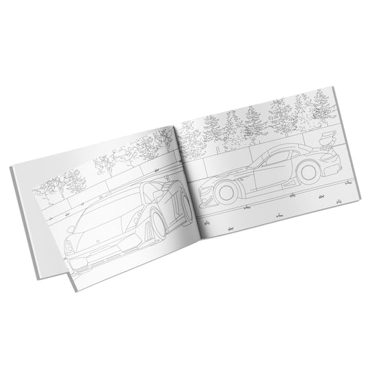 20th Anniversary of GT3 Colouring Book