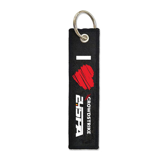 I ♥︎ CrowdStrike 24 Hours of Spa Fabric Keyring