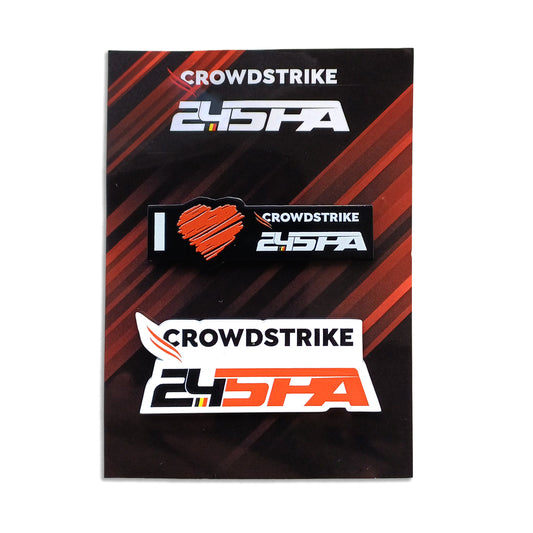 Crowdstrike 24 Hours of Spa Pin Badge set