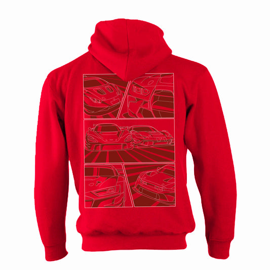 Graphic Hoodie (Red)