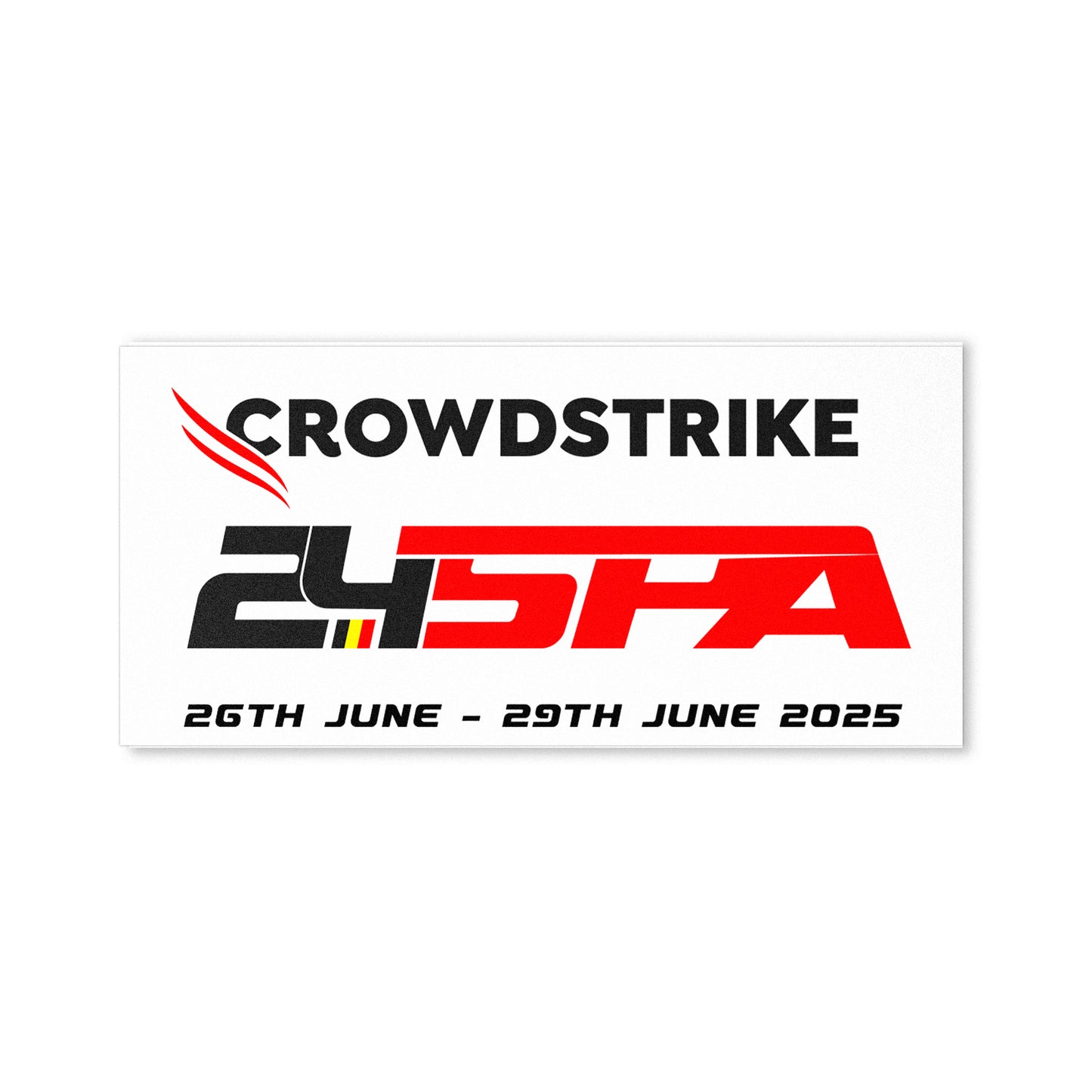 CrowdStrike 24 Hours of Spa 2025 Sticker