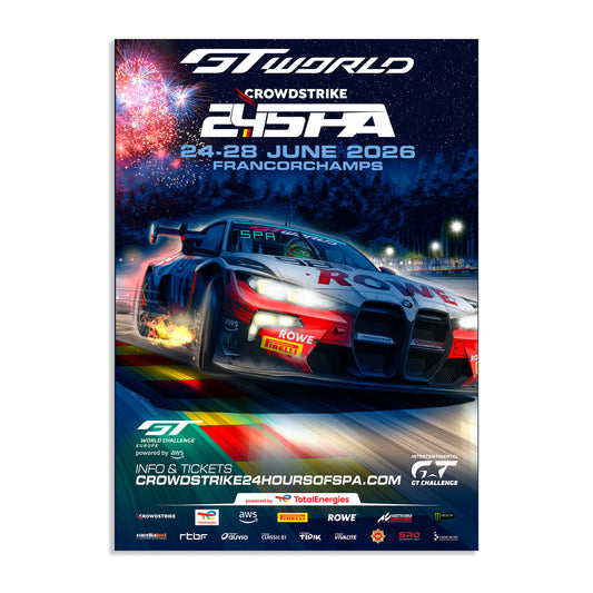 2026 CrowdStrike 24 Hours Of Spa Poster (BMW)
