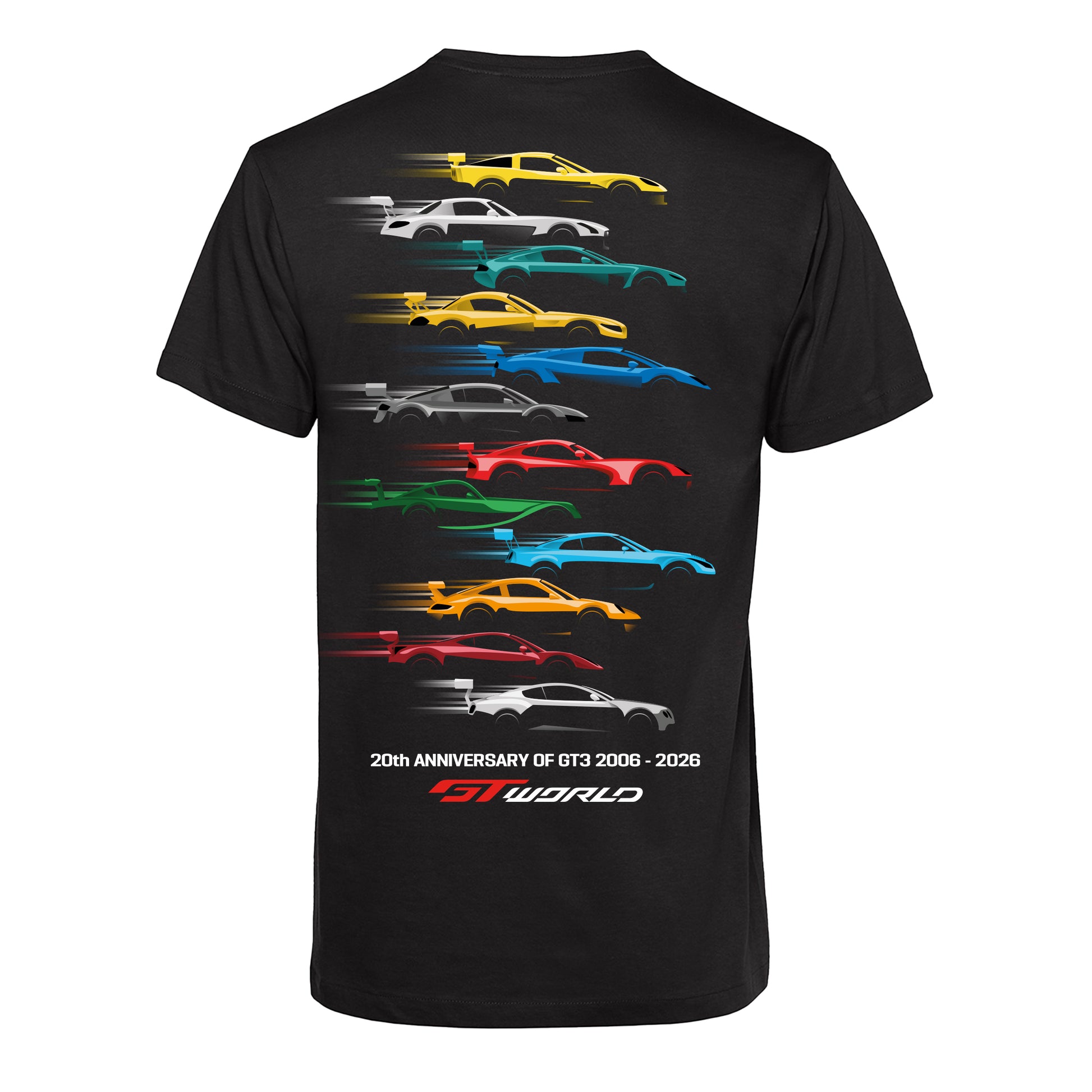 20th Anniversary of GT3 T-shirt – GTWCEuropeMerchandise