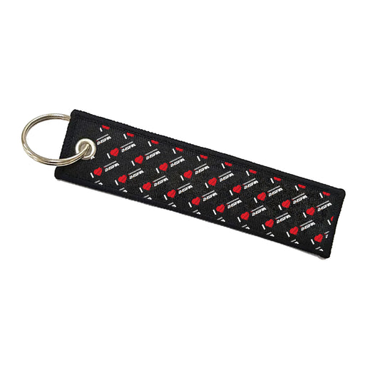 I ♥︎ CrowdStrike 24 Hours of Spa Fabric Keyring