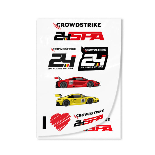 Crowdstrike 24 Hours of Spa Sticker Pack