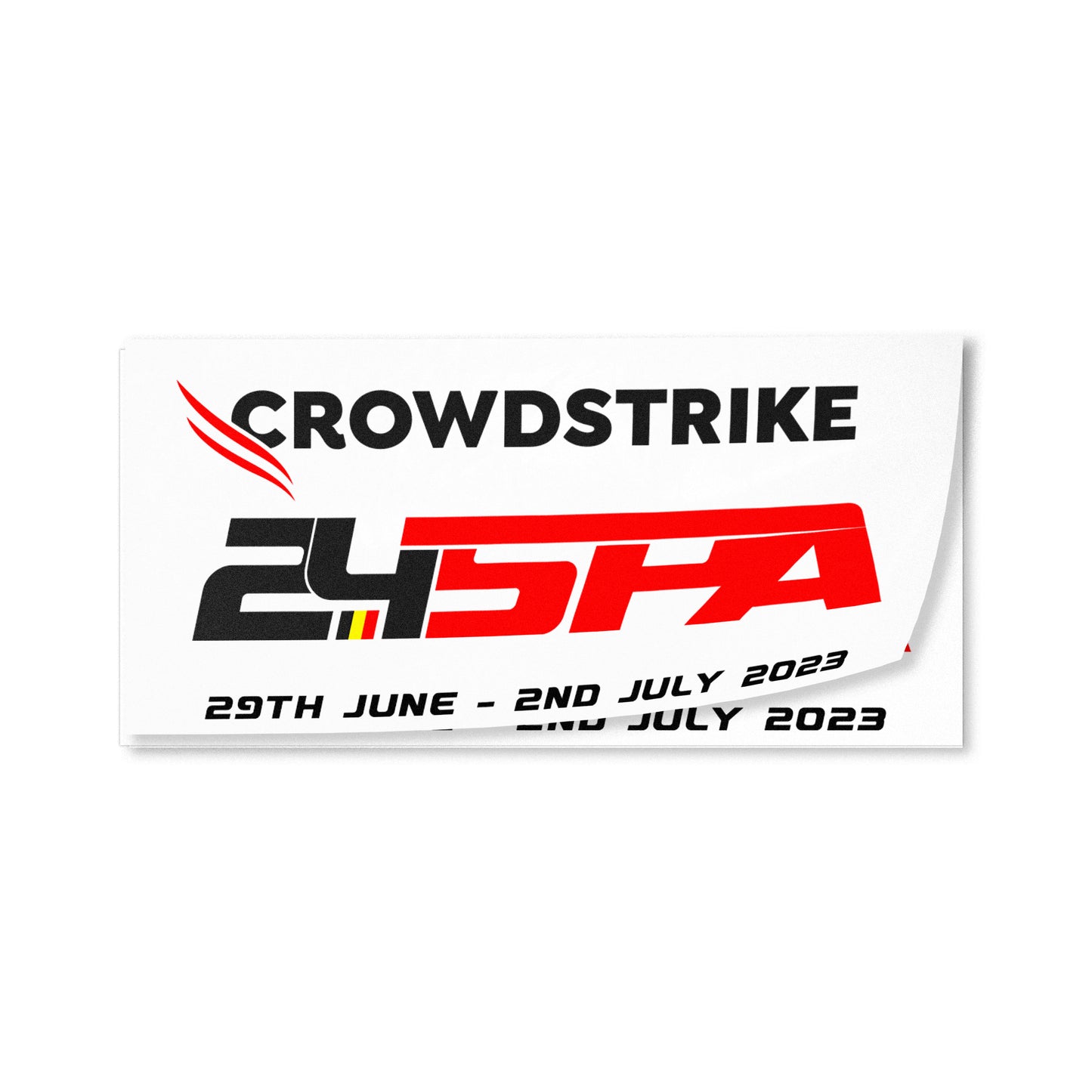 CrowdStrike 24 Hours of Spa Sticker